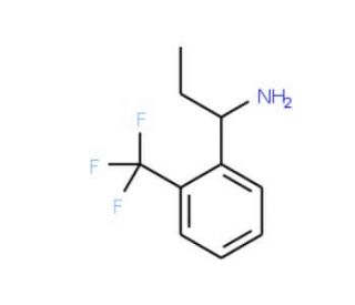 (RS)-alpha-Methyl-2-(trifluoromethyl)benzylamine (CAS 473732-54-6) - chemical structure image