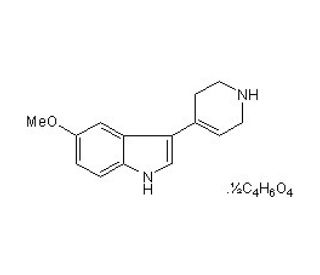 RU 24969 hemisuccinate (CAS 107008-28-6) - chemical structure image