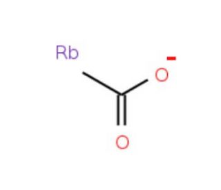 Rubidium acetate (CAS 563-67-7) - chemical structure image
