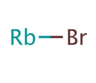 Rubidium bromide (CAS 7789-39-1) - chemical structure image