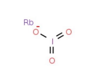 Rubidium iodate (CAS 13446-76-9) - chemical structure image