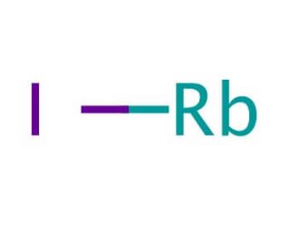 Rubidium iodide (CAS 7790-29-6) - chemical structure image
