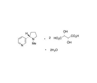 S-(−)-Nicotine ditartrate dihydrate (CAS 6019-06-3) - chemical structure image