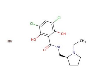 S-(&plus;)-O-Desmethylraclopride hydrobromide (CAS 113310-88-6) - chemical structure image