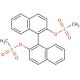 (S)-(+)-1,1′-Bi-2-naphthyl dimethanesulfonate (CAS 871231-47-9) - chemical structure image