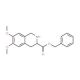 (S)-1,2,3,4-Tetrahydro-6,7-dimethoxyisoquinoline-3-carboxylic acid benzyl ester 的分子结构, CAS编号: 82586-59-2 (S)-1,2,3,4-Tetrahydro-6,7-dimethoxyisoquinoline-3-carboxylic acid benzyl ester (CAS 82586-59-2) - chemical structure image