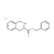 (S)-1,2,3,4-Tetrahydroisoquinoline-3-carboxylic acid benzyl ester hydrochloride (CAS 77497-96-2) - chemical structure image