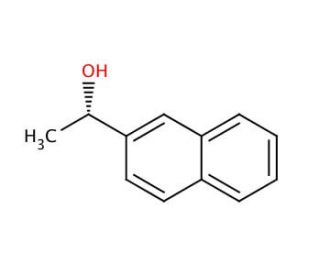 (S)-(&minus;)-1-(2-Naphthyl)ethanol (CAS 27544-18-9) - chemical structure image