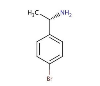 (S)-(&minus;)-1-(4-Bromophenyl)ethylamine (CAS 27298-97-1) - chemical structure image