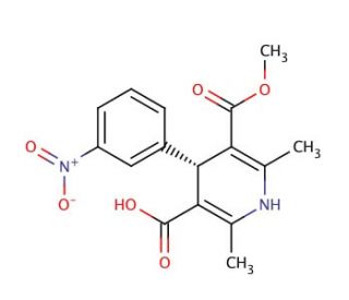 (S)-(&plus;)-1,4-Dihydro-2,6-dimethyl-4-(3-nitrophenyl)-3,5-pyridinedicarboxylic Acid Monomethyl Ester (CAS 76093-34-0) - chemical