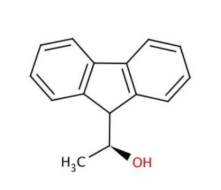 (S)-(&minus;)-1-(9-Fluorenyl)ethanol (CAS 151775-20-1) - chemical structure image