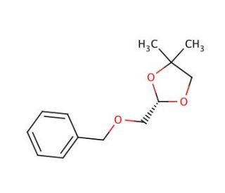 (S)-1-Benzyl-2,3-O-isopropylidene Glycerol (CAS 16495-03-7) - chemical structure image