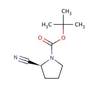 (S)-(&minus;)-1-Boc-2-pyrrolidinecarbonitrile (CAS 228244-04-0) - chemical structure image