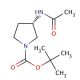 (S)-(−)-1-Boc-3-acetamidopyrrolidine (CAS 114636-37-2) - chemical structure image