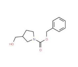 (S)-1-Cbz-beta-prolinol (CAS 124391-76-0) - chemical structure image