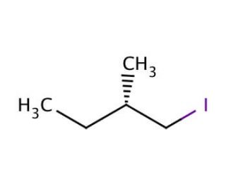 (S)-(&plus;)-1-Iodo-2-methylbutane (CAS 29394-58-9) - chemical structure image