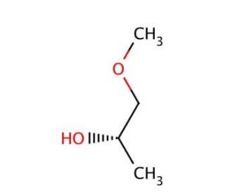 (S)-(&plus;)-1-Methoxy-2-propanol (CAS 26550-55-0) - chemical structure image