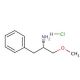 (S)-(+)-1-Methoxy-3-phenyl-2-propylamine hydrochloride (CAS 64715-81-7) - chemical structure image