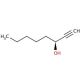 (S)-(−)-1-Octyn-3-ol (CAS 32556-71-1) - chemical structure image