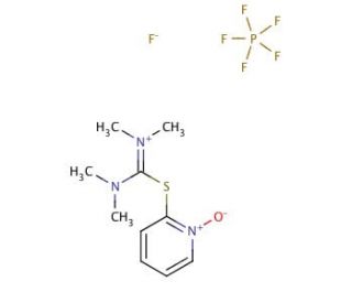 S-(1-Oxido-2-pyridyl)-N,N,N&prime;,N&prime;-tetramethylthiuronium hexafluorophosphate (CAS 212333-72-7) - chemical structure image