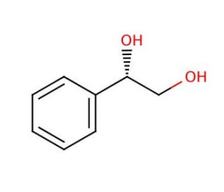 (S)-(&plus;)-1-Phenyl-1,2-ethanediol (CAS 25779-13-9) - chemical structure image