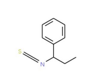 (S)-(&minus;)-1-Phenylpropyl isothiocyanate (CAS 737001-04-6) - chemical structure image