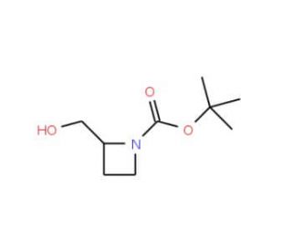 (S)-1-(tert-Butoxycarbonyl)-2-azetidinemethanol (CAS 161511-85-9) - chemical structure image