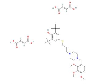 S-15176 difumarate salt (CAS 148913-55-7) - chemical structure image