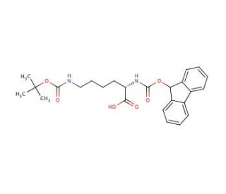 (S)-2-((9H-fluoren-9-yloxy)carbonyl)-6-(tert-butoxycarbonyl)hexanoic acid - chemical structure image