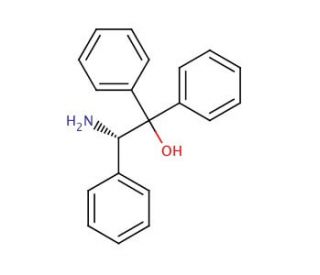 (S)-(&minus;)-2-Amino-1,1,2-triphenylethanol (CAS 129704-13-8) - chemical structure image