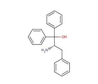 (S)-(&minus;)-2-Amino-1,1,3-triphenyl-1-propanol (CAS 79868-78-3) - chemical structure image