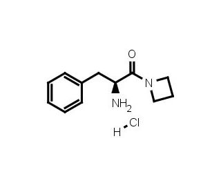 (S)-2-Amino-1-azetidin-1-yl-3-phenyl-propan-1-one; hydrochloride (CAS 1162654-35-4) - chemical structure image