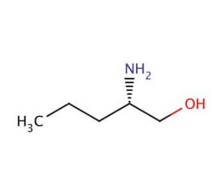 (S)-(&plus;)-2-Amino-1-pentanol (CAS 22724-81-8) - chemical structure image