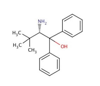 (S)-(&minus;)-2-Amino-3,3-dimethyl-1,1-diphenyl-1-butanol (CAS 144054-70-6) - chemical structure image