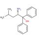 (S)-(−)-2-Amino-4-methyl-1,1-diphenyl-1-pentanol (CAS 78603-97-1) - chemical structure image
