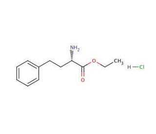 (S)-(&plus;)-2-Amino-4-phenylbutyric acid ethyl ester hydrochloride (CAS 90891-21-7) - chemical structure image