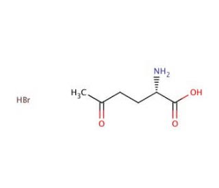 (S)-2-Amino-5-oxo-hexanoic Acid, Hydrobromide (CAS 1217856-43-3) - chemical structure image