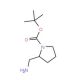 (S)-2-(Aminomethyl)-1-Boc-pyrrolidine (CAS 119020-01-8) - chemical structure image