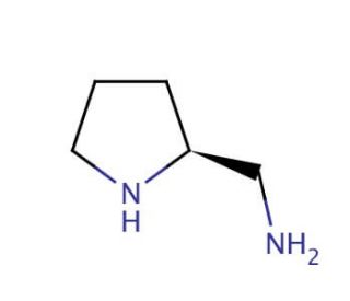 (S)-(&plus;)-2-(Aminomethyl)pyrrolidine (CAS 69500-64-7) - chemical structure image