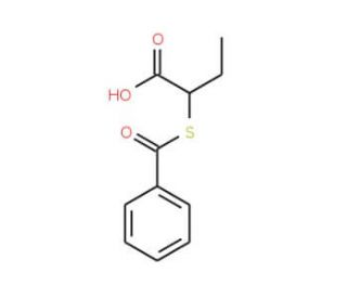(S)-2-Benzoylthiobutyric Acid - chemical structure image