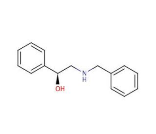 (S)-(&plus;)-2-Benzylamino-1-phenylethanol (CAS 51096-49-2) - chemical structure image