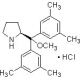 (S)-2-[Bis(3,5-dimethylphenyl)methoxymethyl]pyrrolidine hydrochloride (CAS 948595-07-1) - chemical structure image