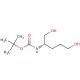 (S)-(−)-2-(Boc-amino)-1,5-pentanediol (CAS 162955-48-8) - chemical structure image