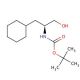 (S)-(−)-2-(Boc-amino)-3-cyclohexyl-1-propanol (CAS 103322-56-1) - chemical structure image