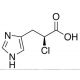 (S)-(−)-2-Chloro-3-[4(5)-imidazolyl]propionic Acid (CAS 17561-26-1) - chemical structure image