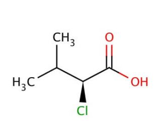 (S)-2-Chloro-3-methylbutyric acid (CAS 26782-74-1) - chemical structure image