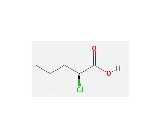 (S)-2-Chloro-4-methylvaleric Acid (CAS 28659-81-6) - chemical structure image