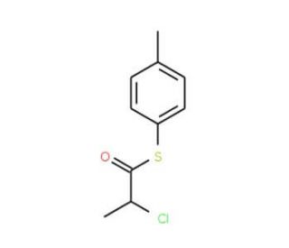 S-(2-Chloropropionyl)-p-mercaptotoluene - chemical structure image