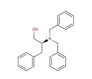 (S)-(&plus;)-2-(Dibenzylamino)-3-phenyl-1-propanol (CAS 111060-52-7) - chemical structure image