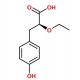 (S)-2-Ethoxy-3-(4-hydroxy-phenyl)-propionic acid (CAS 325793-65-5) - chemical structure image